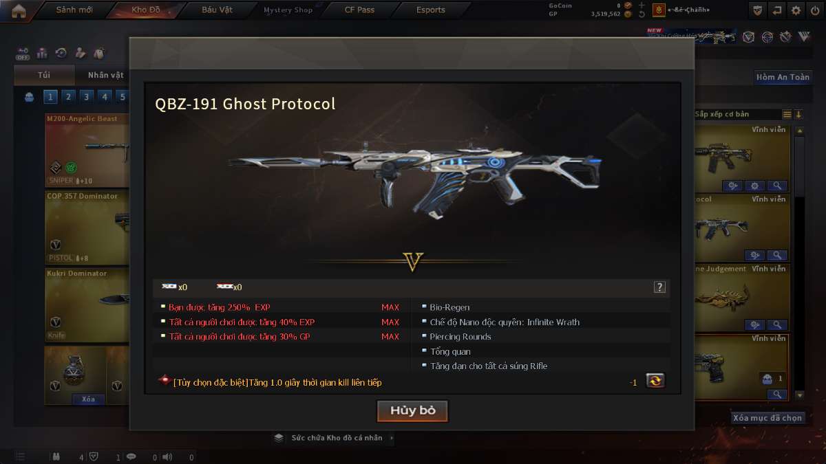 shop acc cf uy tin gia re